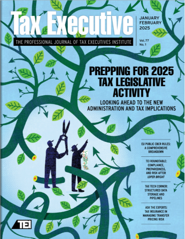 Tax Executive Magazine January-February 2025